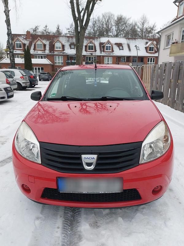 Gebraucht Dacia Sandero 2010 Rot Kleinwagen