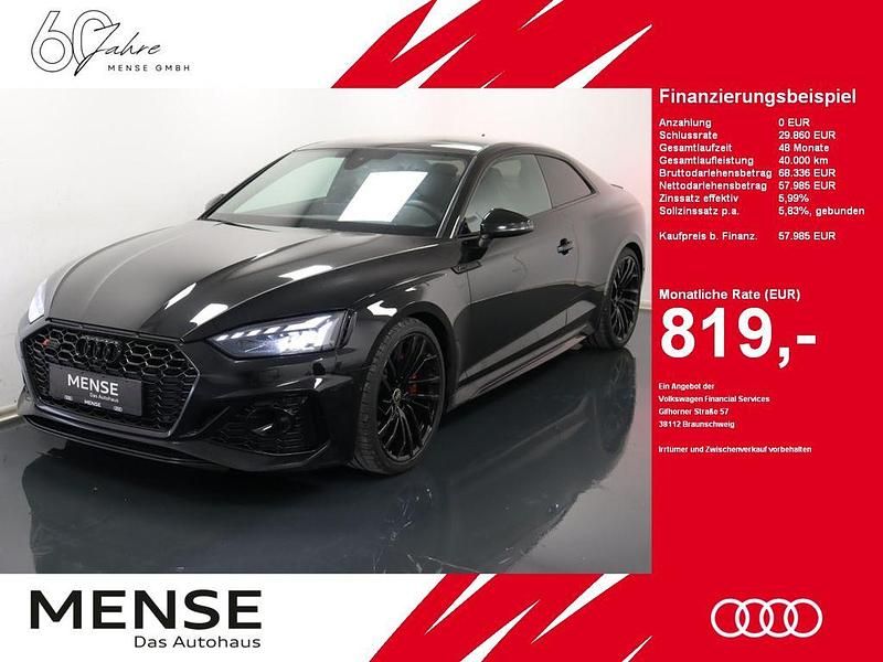 Mythosschwarz Gebraucht 2022 Audi RS5 Ambiente Coupé | 57.985 € (Fairer Preis) - Bild 1/4