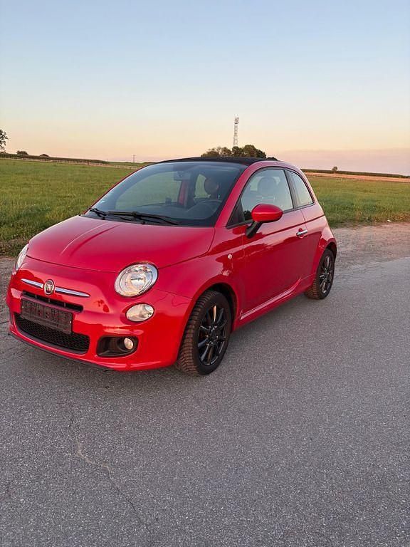 Rot Gebraucht 2014 Fiat 500 Cabrio | 6.485 € (Fairer Preis) - Bild 1/4