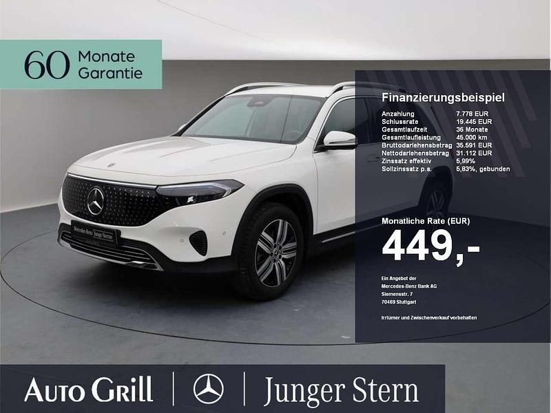 Polarweiß Gebraucht 2024 Mercedes EQB300 Electric Art SUV | 36.870 € (Fairer Preis) - Bild 1/4