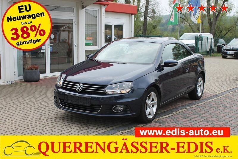 Night blue (metallic) Gebraucht 2011 VW Eos Cabrio | 5.400 € (Guter Preis) - Bild 1/4