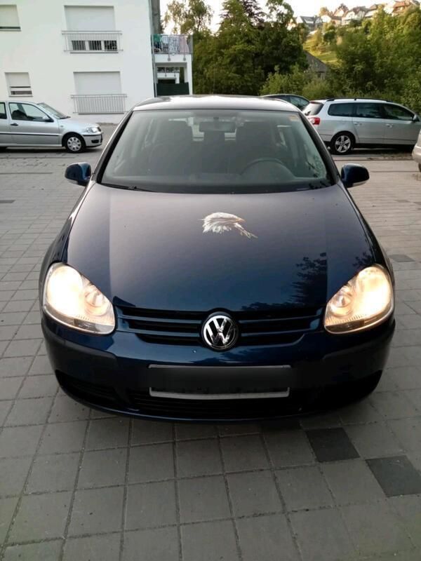 Blau Gebraucht 2007 VW Golf V Kleinwagen | 650 € (Superpreis) - Bild 1/4
