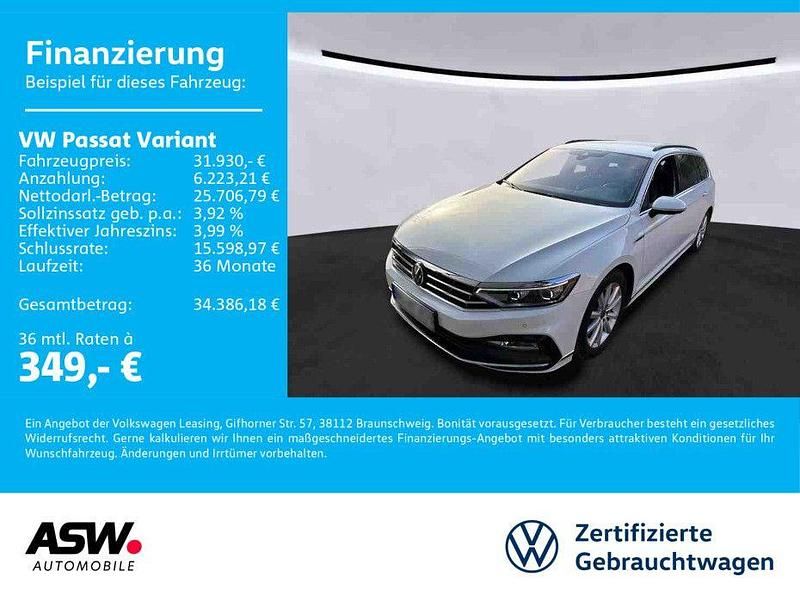 Gebraucht VW Passat Business 200 PS (147 kW) 2023 Gletscherweiß metallic Kombi
