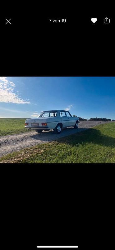 Gebraucht Mercedes 200/8 95 PS (69 kW) 1970 Weiß Limousine