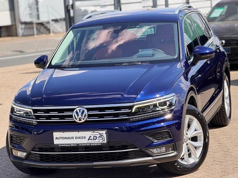 Blau Gebraucht 2020 VW Tiguan Highline SUV | 26.900 € (Fairer Preis) - Bild 1/4