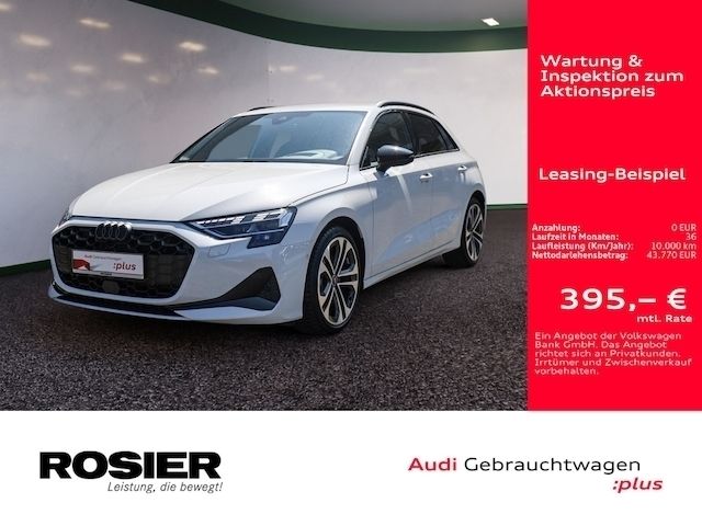 Gletscherweiß metallic Gebraucht 2024 Audi A3 Advanced Plus Limousine | 43.230 € - Bild 1/4
