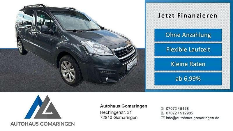 Grau Gebraucht 2016 Peugeot Partner Outdoor Van / Kleinbus | 15.999 € (Teuer) - Bild 1/4
