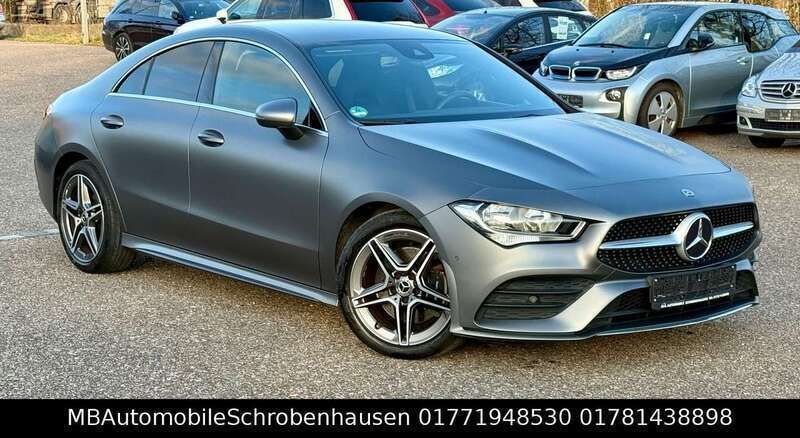 Mountaingrau magno Gebraucht 2020 Mercedes CLA200 AMG Coupé | 28.999 € (Fairer Preis) - Bild 1/3