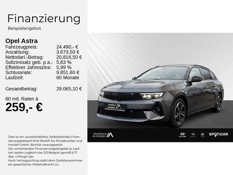 Gebraucht Opel Astra 145 PS (106 kW) 2025 Grau/typ aussenverkleidung met Kombi