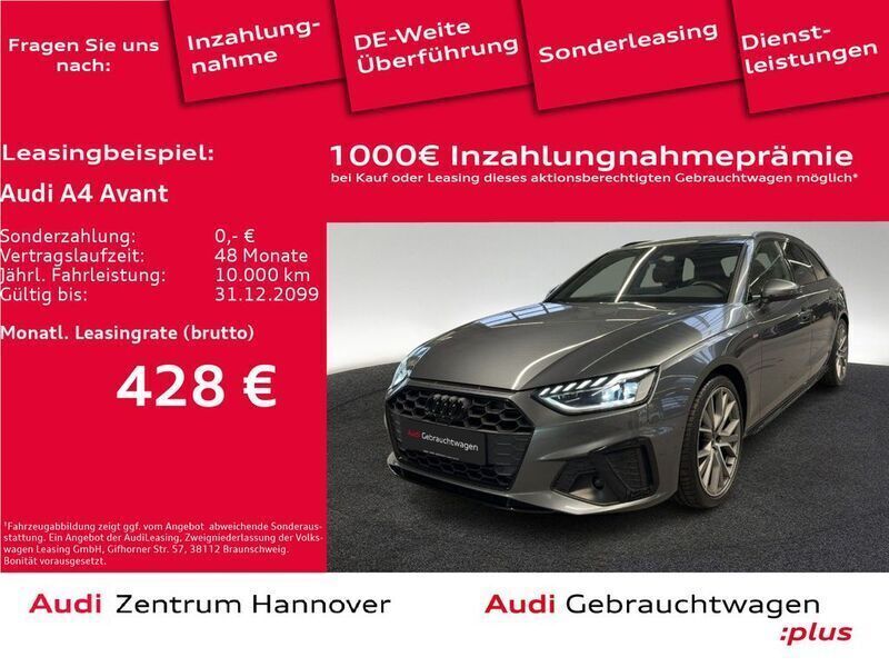 Daytonagrau perleffekt Gebraucht 2023 Audi A4 S-Line Kombi | 32.990 € (Fairer Preis) - Bild 1/4