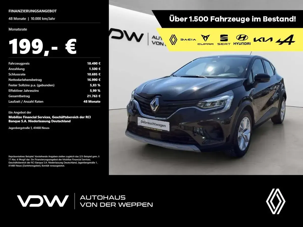 Gebraucht Renault Captur Evolution 91 PS (66 kW) 2024 SUV