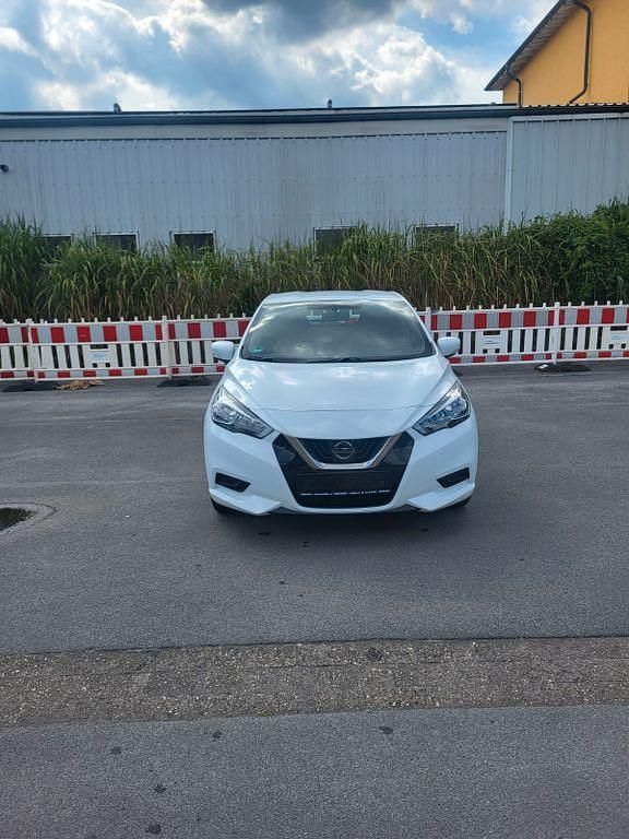 Weiß Gebraucht 2017 Nissan Micra Acenta Kleinwagen | 9.500 € (Fairer Preis) - Bild 1/4