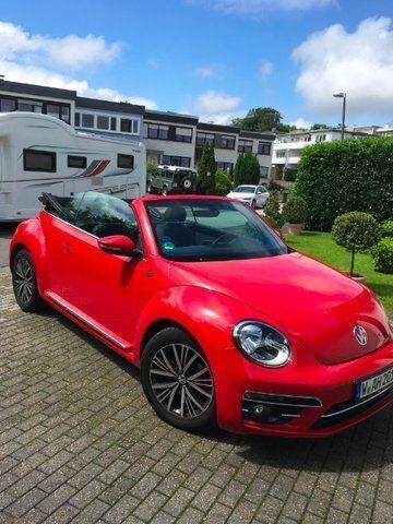 Rot Gebraucht 2017 VW Beetle Sound Cabrio | 19.900 € (Fairer Preis) - Bild 1/4