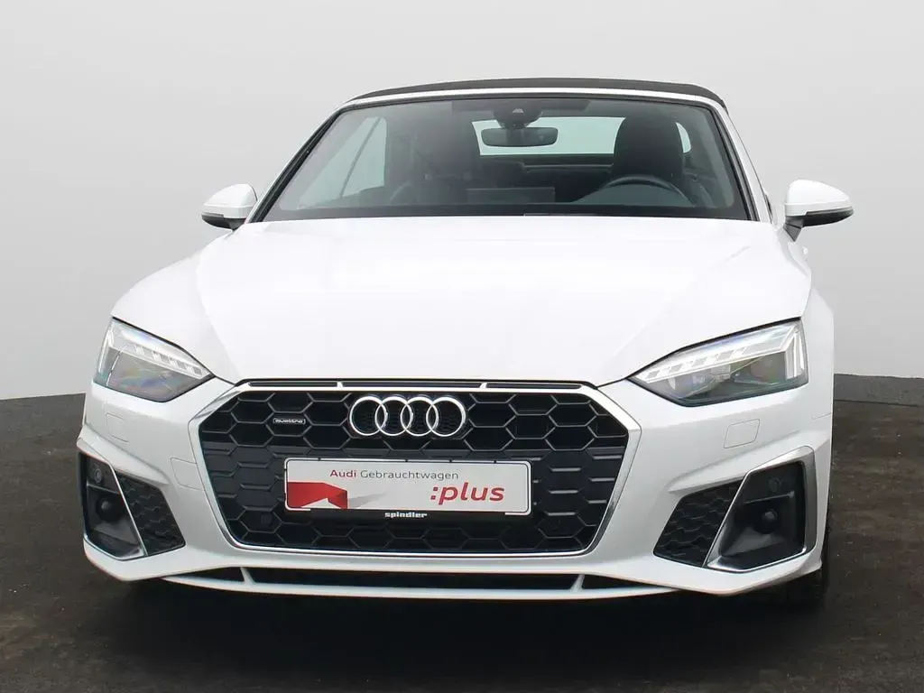 Gebraucht Audi A5 Cabriolet S-Line 204 PS (150 kW) 2023 Gletscherweiß metallic Cabrio