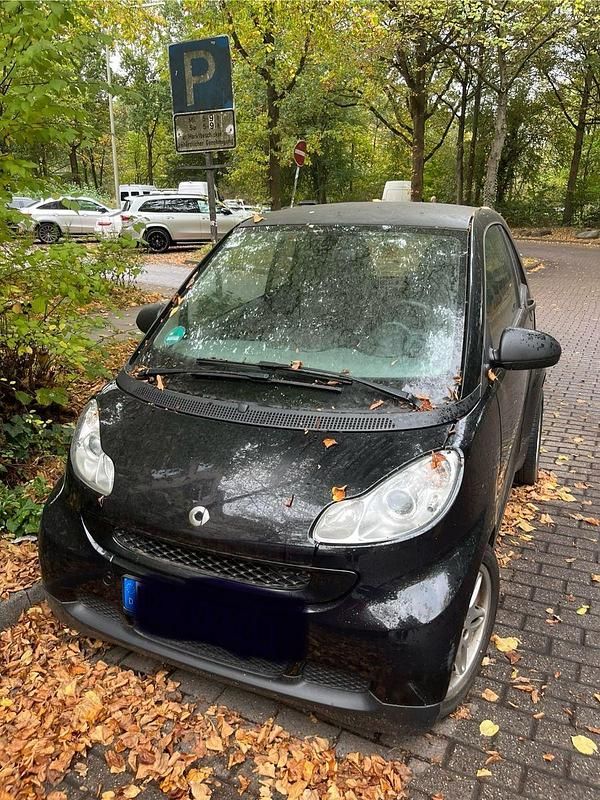 Schwarz Gebraucht 2009 Smart ForTwo Coupé Pure Coupé | 2.300 € (Guter Preis) - Bild 1/3