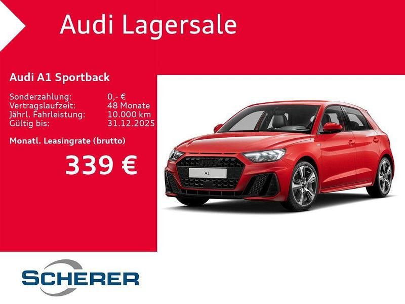 Rot Neu 2025 Audi A1 Sportback S-Line Kleinwagen | 28.480 € (Guter Preis) - Bild 1/4