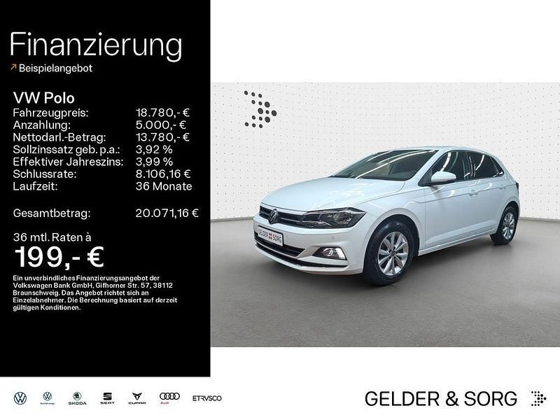 Pure white Gebraucht 2021 VW Polo Highline Limousine | 18.480 € (Fairer Preis) - Bild 1/4