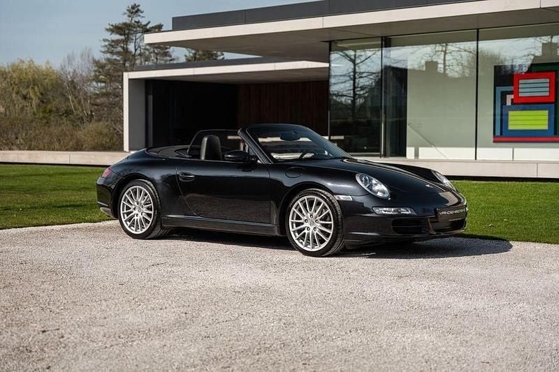 Schwarz Gebraucht 2005 Porsche 911 Carrera Cabriolet Sport Cabrio | 49.900 € (Fairer Preis) - Bild 1/4
