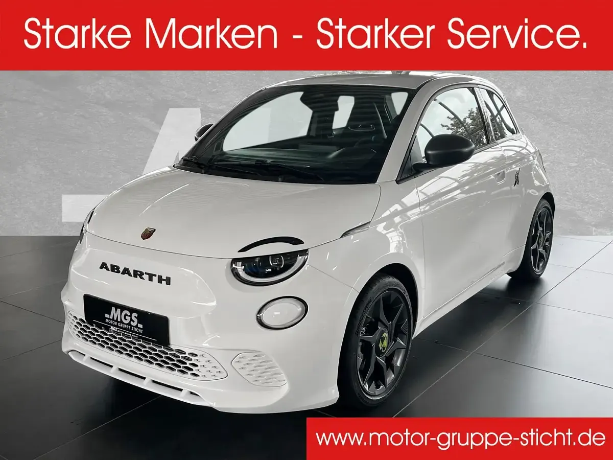 Neu Abarth 500e 114 kW (155 PS) 2026 Antidote white Kleinwagen