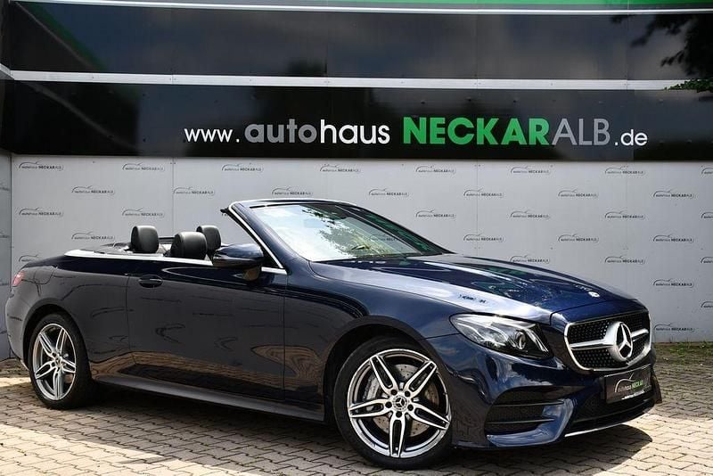Cavansitblau lack Gebraucht 2020 Mercedes E400 AMG line Cabrio | 42.900 € (Guter Preis) - Bild 1/4