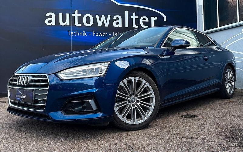 Blau Gebraucht 2017 Audi A5 Sport Coupé | 22.200 € (Etwas zu teuer) - Bild 1/4