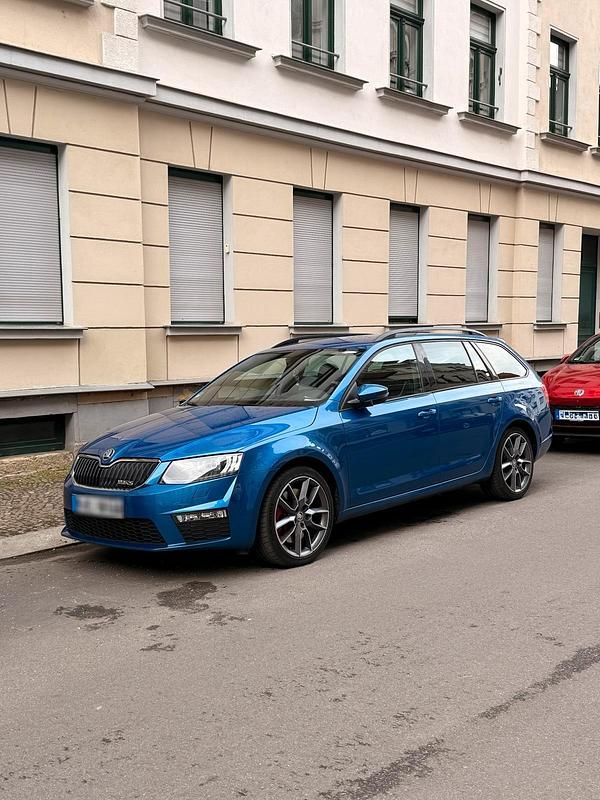 Gebraucht Skoda Octavia RS 184 PS (135 kW) 2014 Blau Kleinwagen