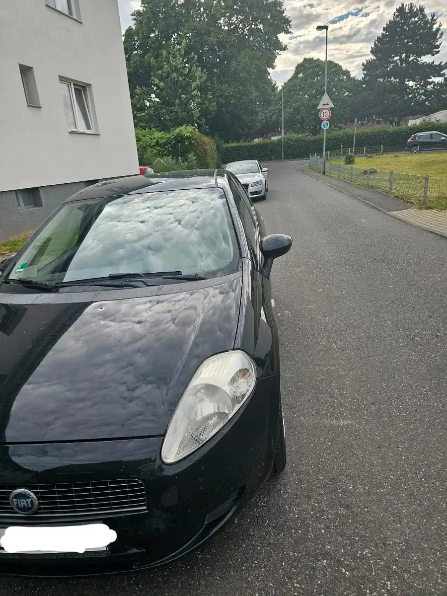 Gebraucht Fiat Punto 2007 Schwarz Kleinwagen