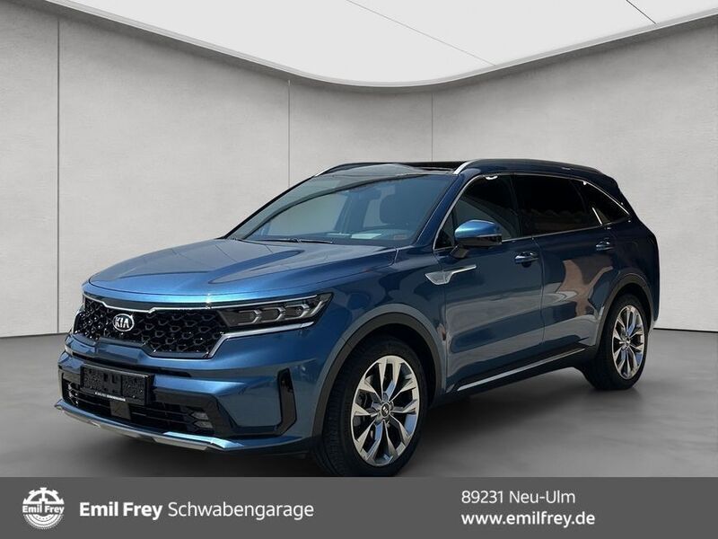 Blau Gebraucht 2021 Kia Sorento Platinum SUV | 41.480 € (Fairer Preis) - Bild 1/4