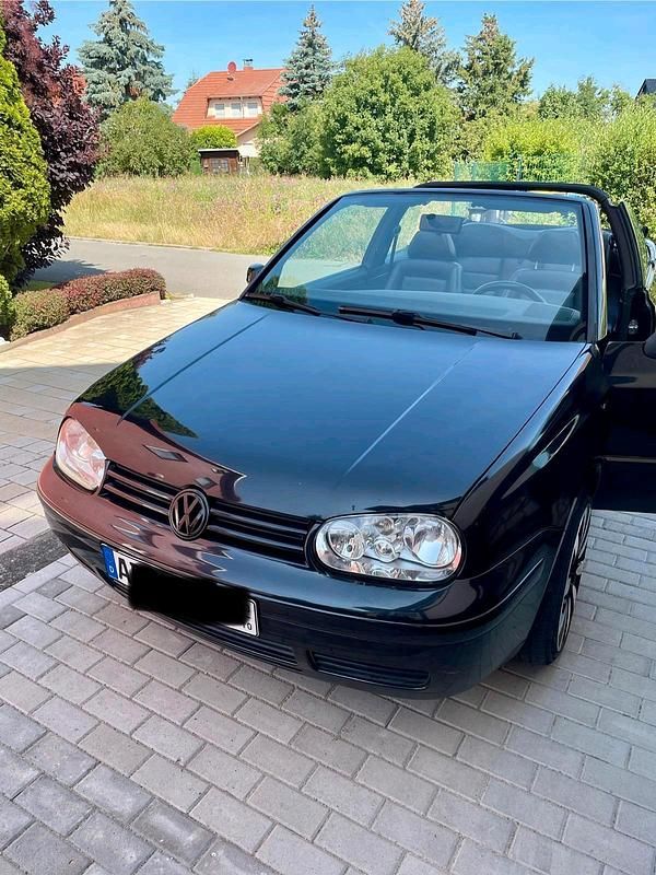 Schwarz Gebraucht 2000 VW Golf Cabriolet Cabrio | 2.200 € (Fairer Preis) - Bild 1/4