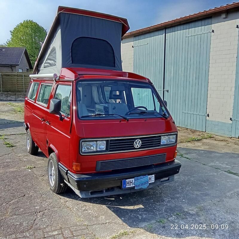 Rot Gebraucht 1989 VW T3 California Van | 21.800 € - Bild 1/4