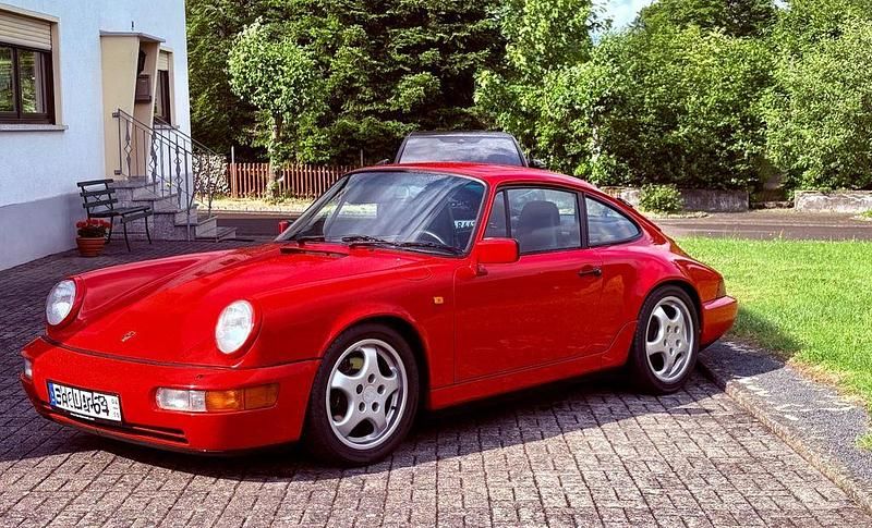 Rot Gebraucht 1989 Porsche 911 Carrera 4 Coupé | 82.964 € - Bild 1/4