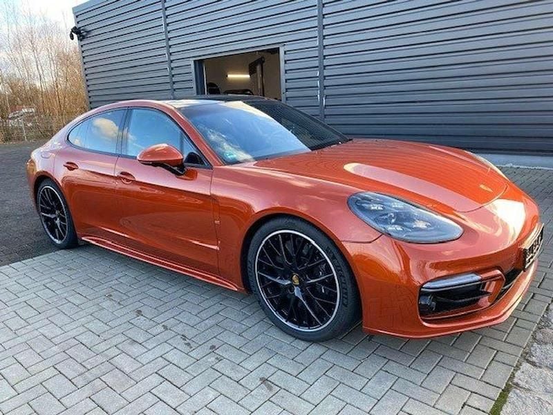 Orange Gebraucht 2022 Porsche Panamera Turbo S Limousine | 169.911 € - Bild 1/4