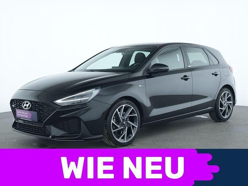 Schwarz Gebraucht 2021 Hyundai i30 N Line Limousine | 21.225 € (Etwas zu teuer) - Bild 1/4