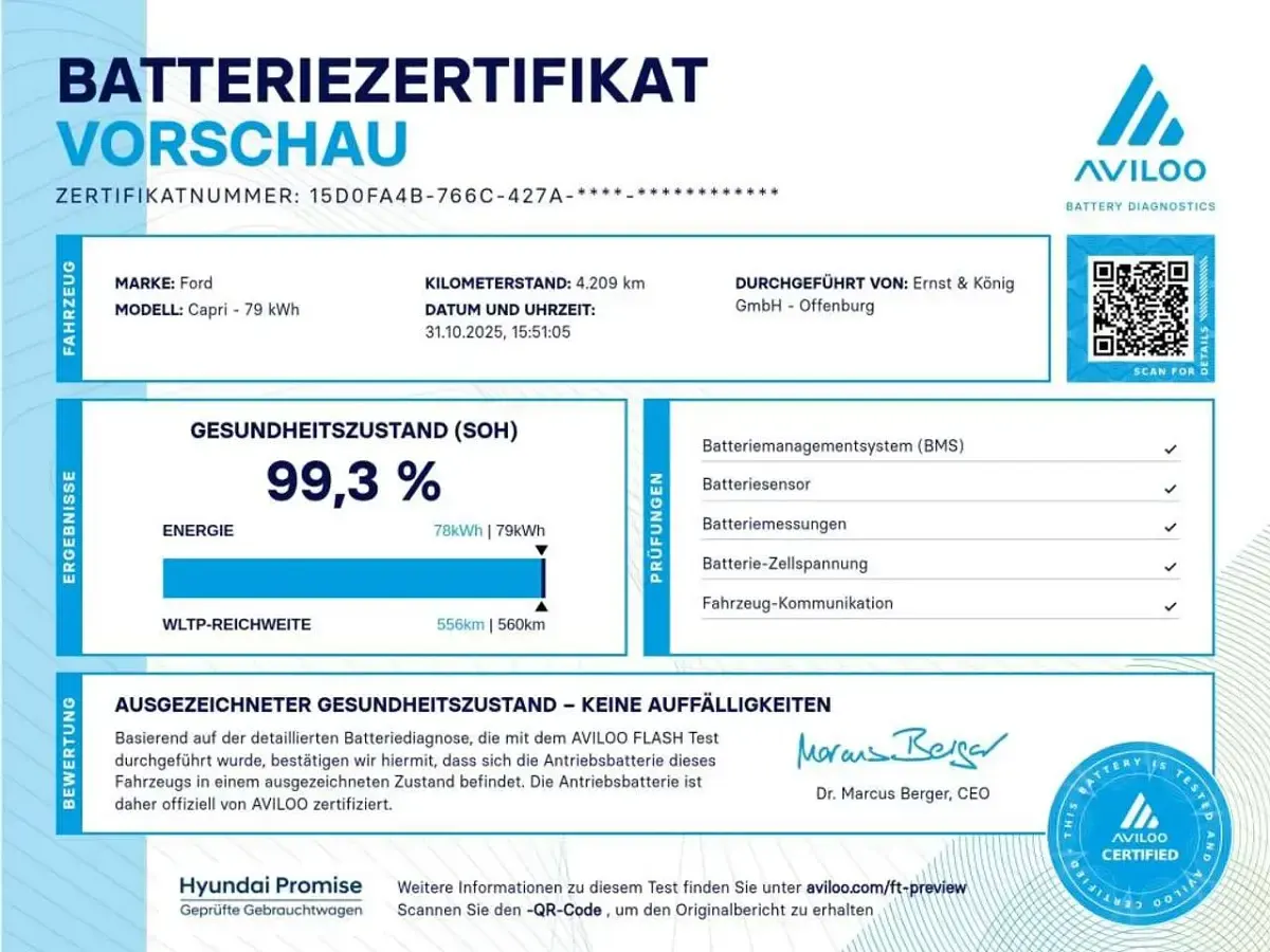 Gebraucht Ford Capri Premium 250 kW (340 PS) 2024 Rot SUV