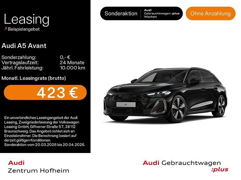 Gebraucht Audi A5 Edition .1 204 PS (150 kW) 2025 Mythosschwarz metallic Kombi