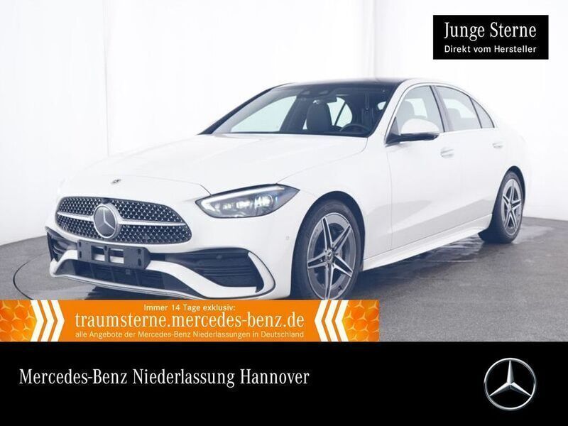 Weiß Gebraucht 2024 Mercedes C200 AMG Line Premium Plus Limousine | 49.990 € (Etwas zu teuer) - Bild 1/3