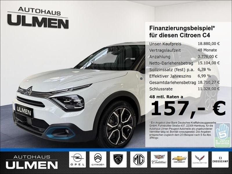Gebraucht Citroën e-C4 Feel 100 kW (136 PS) 2023 Weiss Limousine