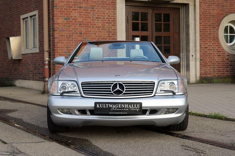 Gebraucht Mercedes SL500 Edition 306 PS (225 kW) 2002 Silber Cabrio