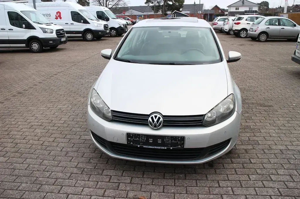 Gebraucht VW Golf VI Comfortline 80 PS (58 kW) 2009 Silber Kleinwagen