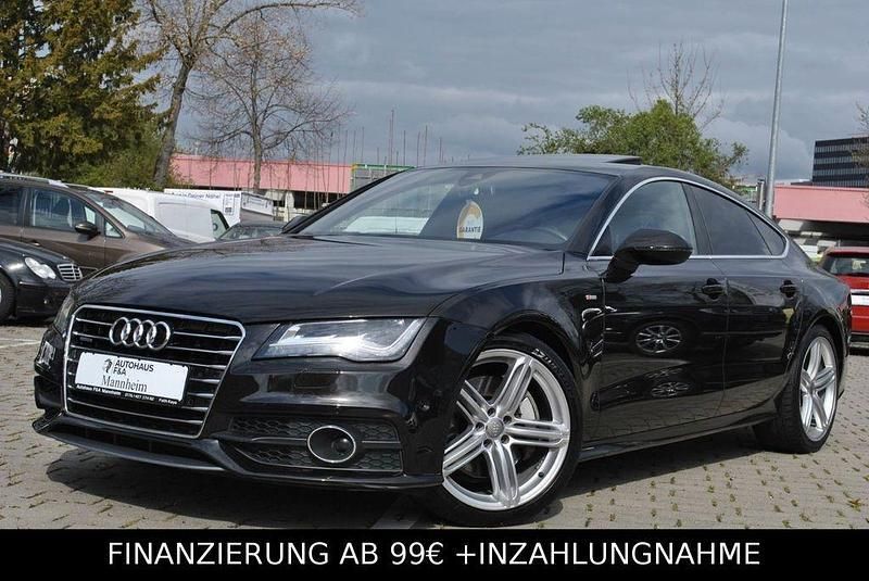 Schwarz Gebraucht 2014 Audi A7 S-Line Kleinwagen | 23.490 € (Fairer Preis) - Bild 1/4