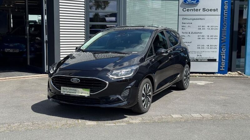 Obsidianschwarz metallic (metallic) Gebraucht 2022 Ford Fiesta Cool & Connect Kleinwagen | 14.590 € (Fairer Preis) - Bild 1/4