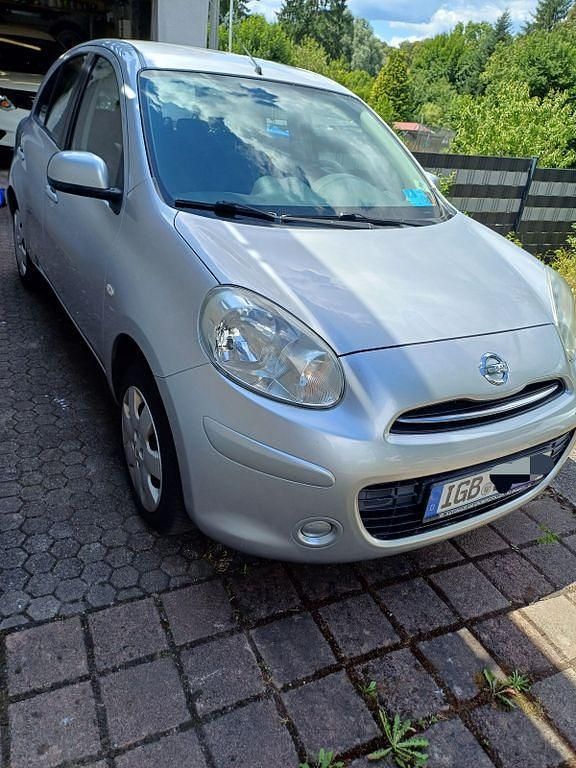 Silber Gebraucht 2012 Nissan Micra Kleinwagen | 3.750 € (Fairer Preis) - Bild 1/4