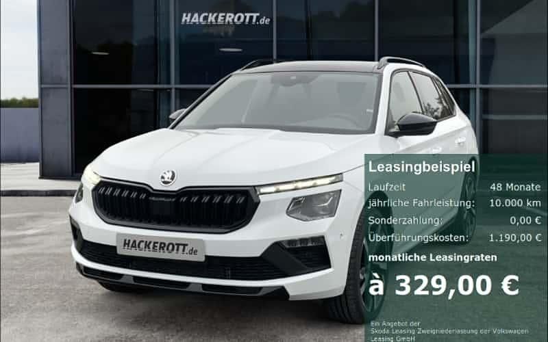 Weiß Neu 2025 Skoda Kamiq Monte Carlo SUV | 35.590 € (Teuer) - Bild 1/4
