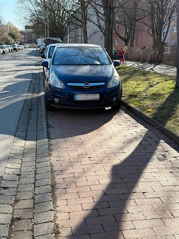 Gebraucht Opel Corsa 90 PS (66 kW) 2008 Blau Kleinwagen