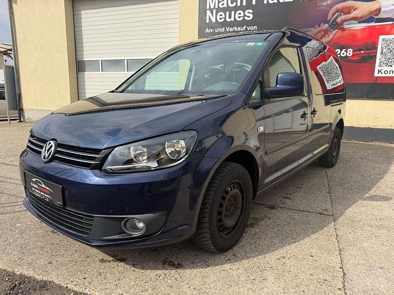 Gebraucht VW Caddy Maxi 102 PS (75 kW) 2013 Blau Van / Kleinbus