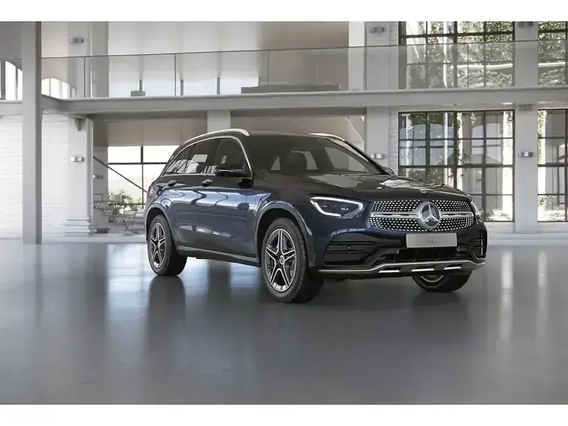 Gebraucht Mercedes GLC300de AMG 306 PS (225 kW) 2021 Blau SUV