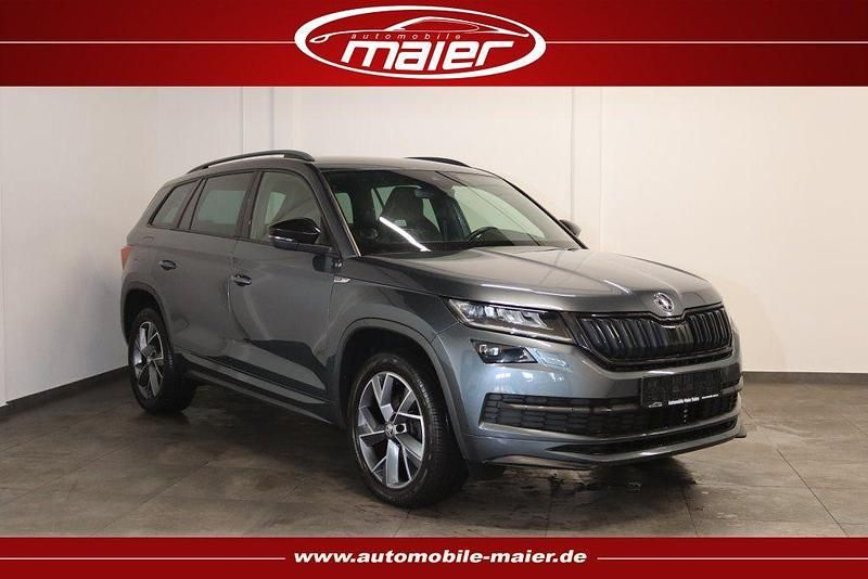 Seda quartz/quartz grey Gebraucht 2020 Skoda Kodiaq SportLine SUV | 24.900 € (Fairer Preis) - Bild 1/4