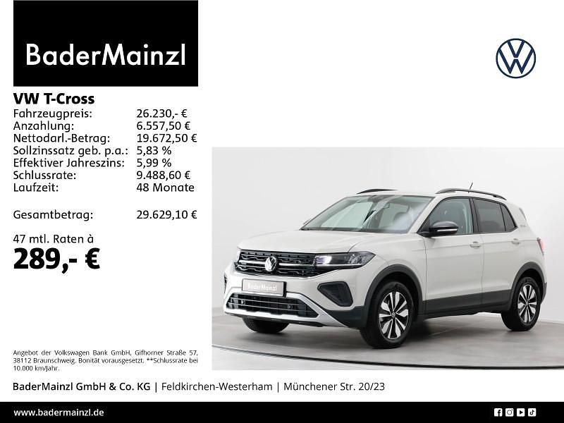 Grau Gebraucht 2025 VW T-Cross Goal SUV | 26.230 € (Guter Preis) - Bild 1/3