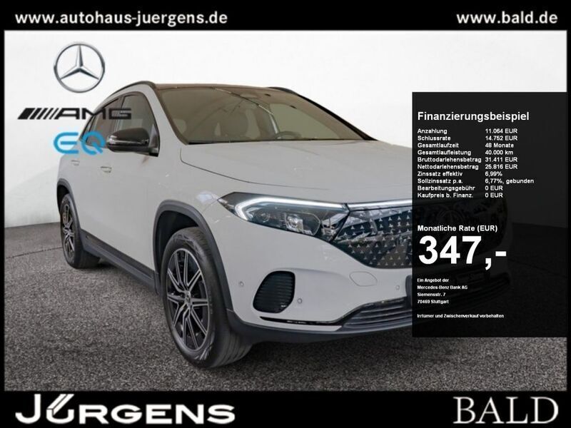 Weiss unilack polarweiss Gebraucht 2024 Mercedes EQA250+ Electric Art SUV | 38.290 € (Guter Preis) - Bild 1/4