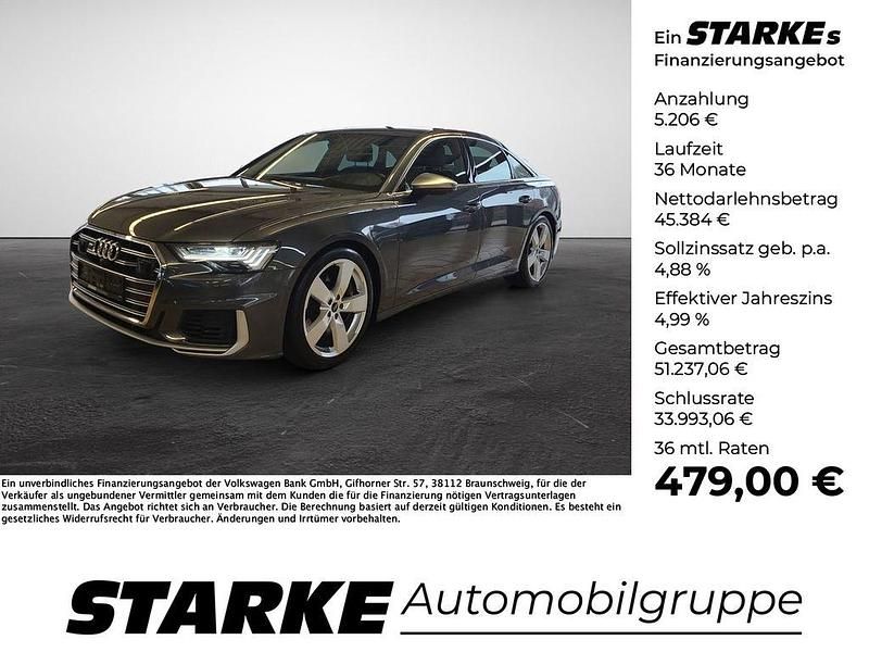 Grau (daytonagrau perleffekt) Gebraucht 2022 Audi S6 Ambiente Limousine | 50.590 € (Fairer Preis) - Bild 1/4